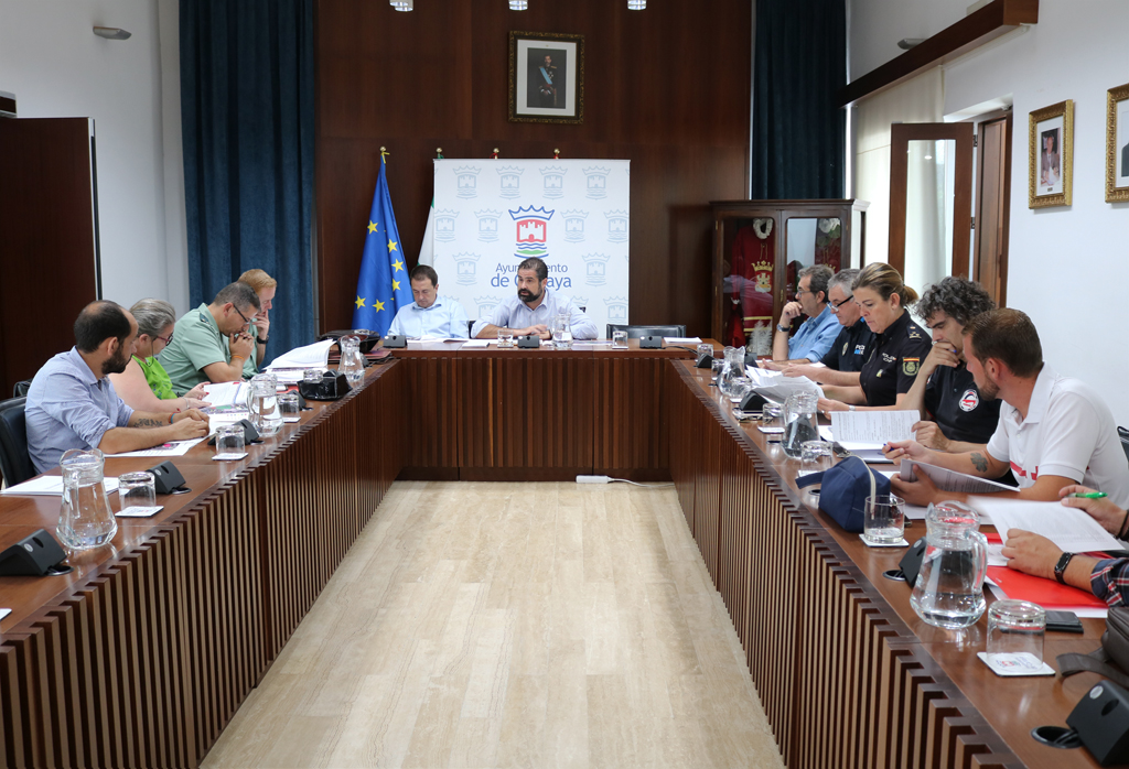 La Junta Local de Seguridad se celebró en el Salón de Plenos del Ayuntamiento de Cartaya