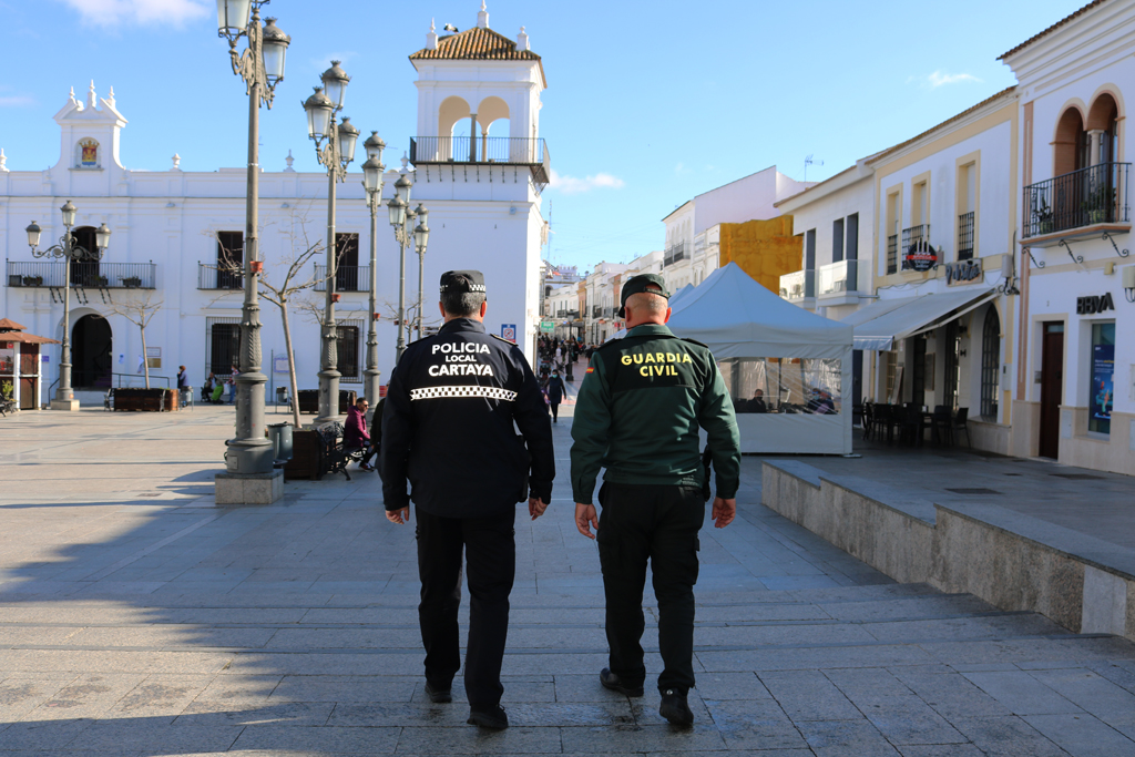 Policía Local y Guardia Civil detienen al presunto autor de los robos en vehículos registrados este fin de semana